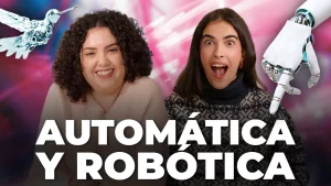 Clau y Clara en la miniatura del podcast sobre cómo construir robots y exoesqueletos