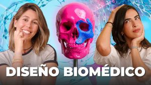 Marina y Clau en la portada del episodio hablando sobre come se esta revolucionando la impresion 3 D en la cirugia